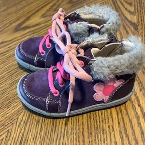 Clarks suede/leather boots 5 1/2 M